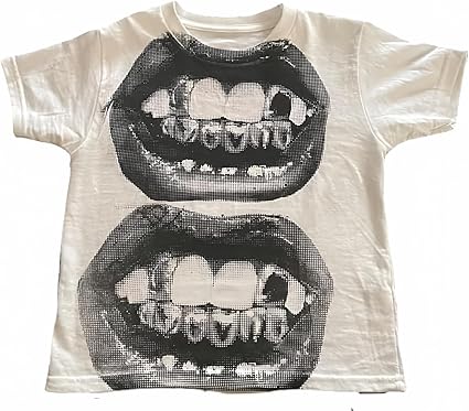 Punk Y2K Gothic Baby Tee
