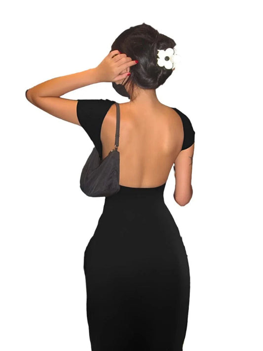 Backless Maxi Dress